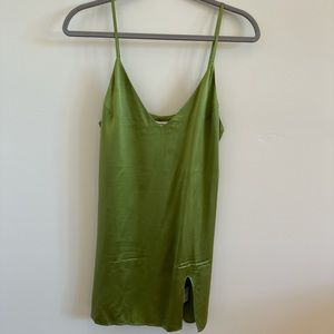 Green Reformation Mini Dress